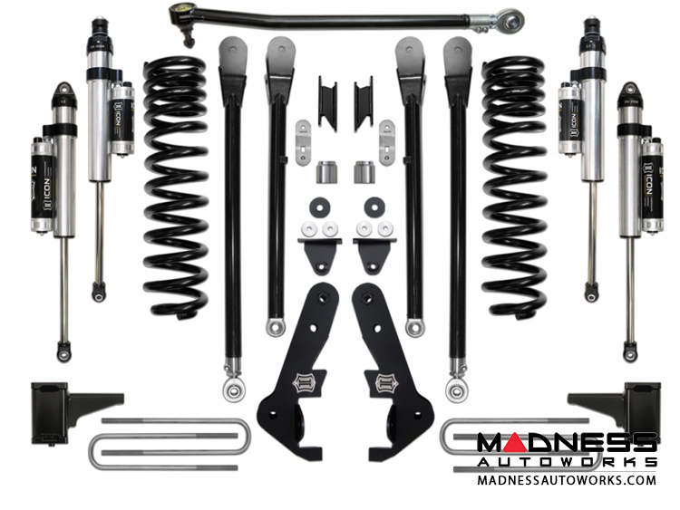 Ford F-250 4WD Suspension System - Stage 4 - 4.5"